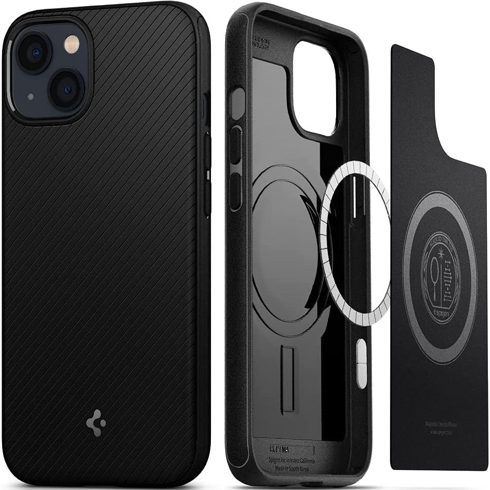 Schutzhülle Spigen Mag Armor MagSafe für iPhone 13 Mini, Schwarz