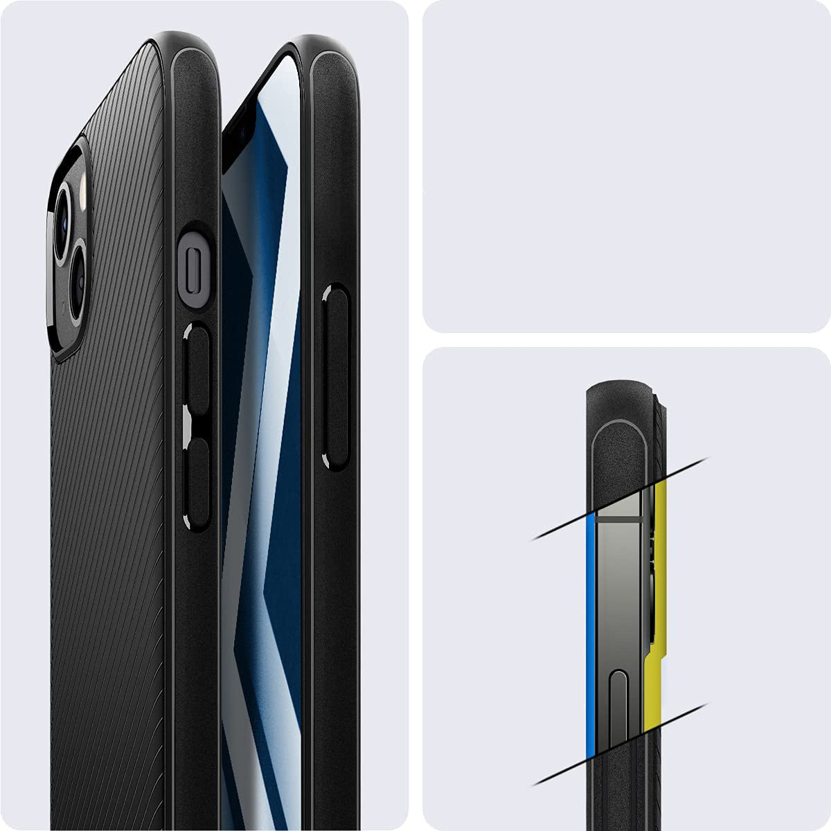 Schutzhülle Spigen Mag Armor MagSafe für iPhone 13 Mini, Schwarz