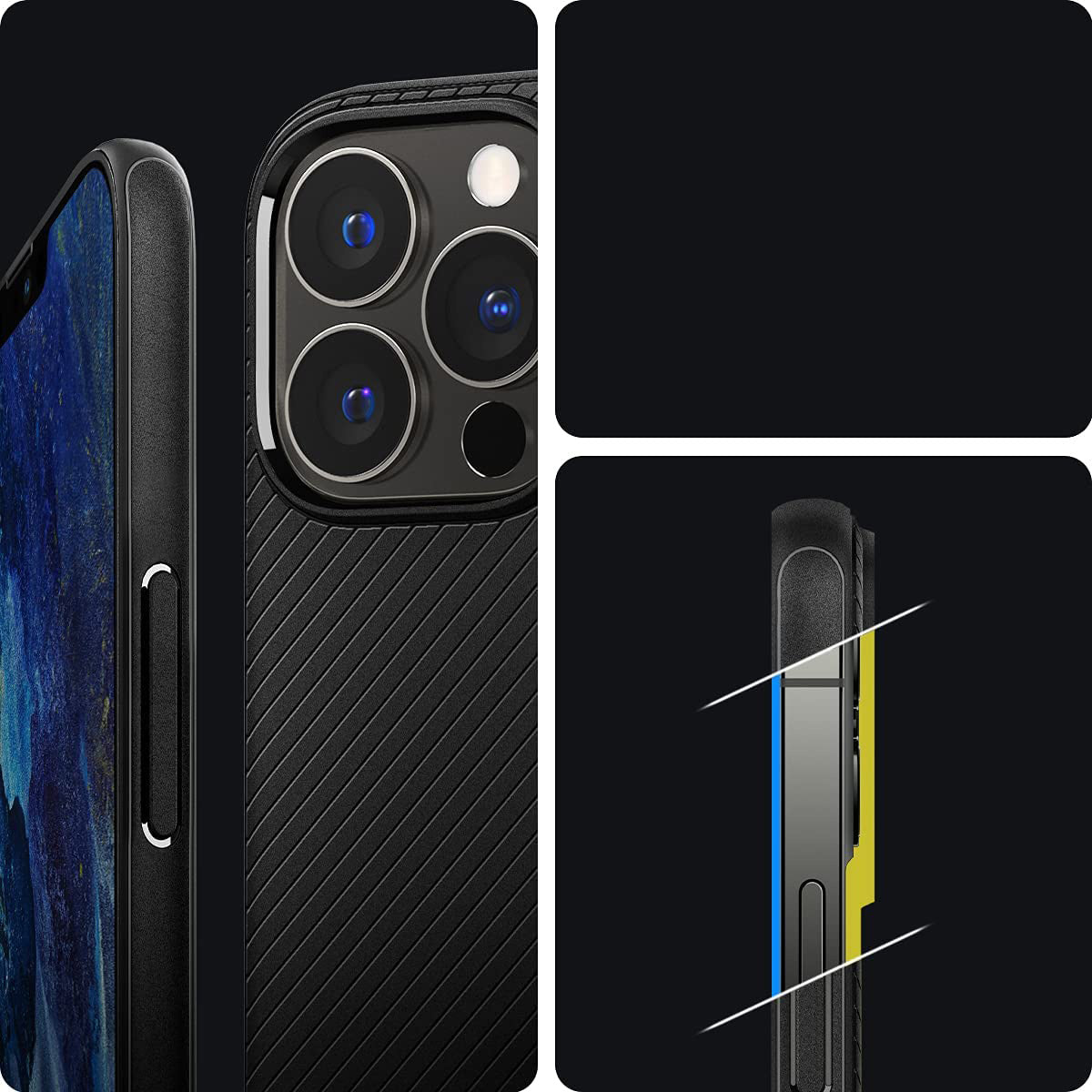 Schutzhülle Spigen Mag Armor MagSafe für iPhone 13 Pro, Schwarz