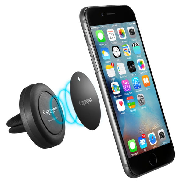 Auto Handyhalterung Spigen Premium Air Vent Magnetic Car Mount, schwarz