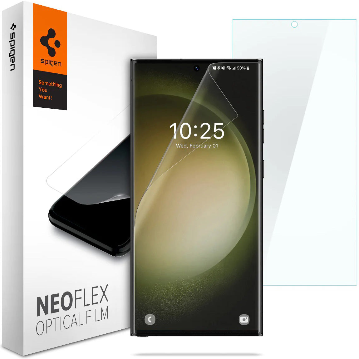 Folie für die Schutzhülle Spigen Neo Flex 2-Pack für Galaxy S23 Ultra