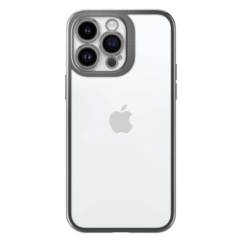 Schutzhülle Spigen Optik Crystal für iPhone 14 Pro Max, Transparent-Grau