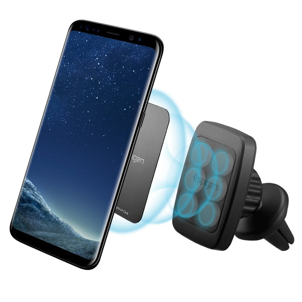 Auto Handyhalterung Spigen Premium Air Vent Magnetic Car Mount A201, schwarz