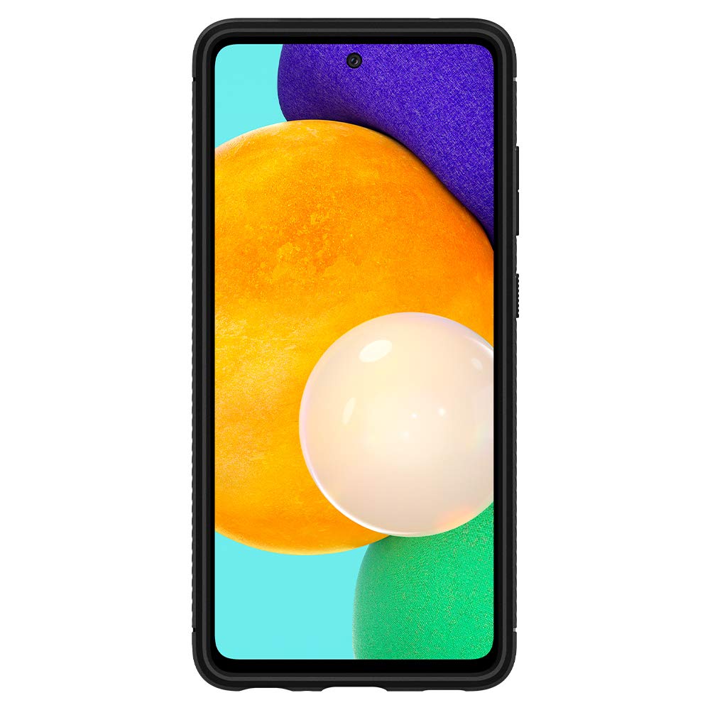 Schutzhülle Spigen Rugged Armor für Galaxy A52s 5G, A52 4G/5G, Schwarz