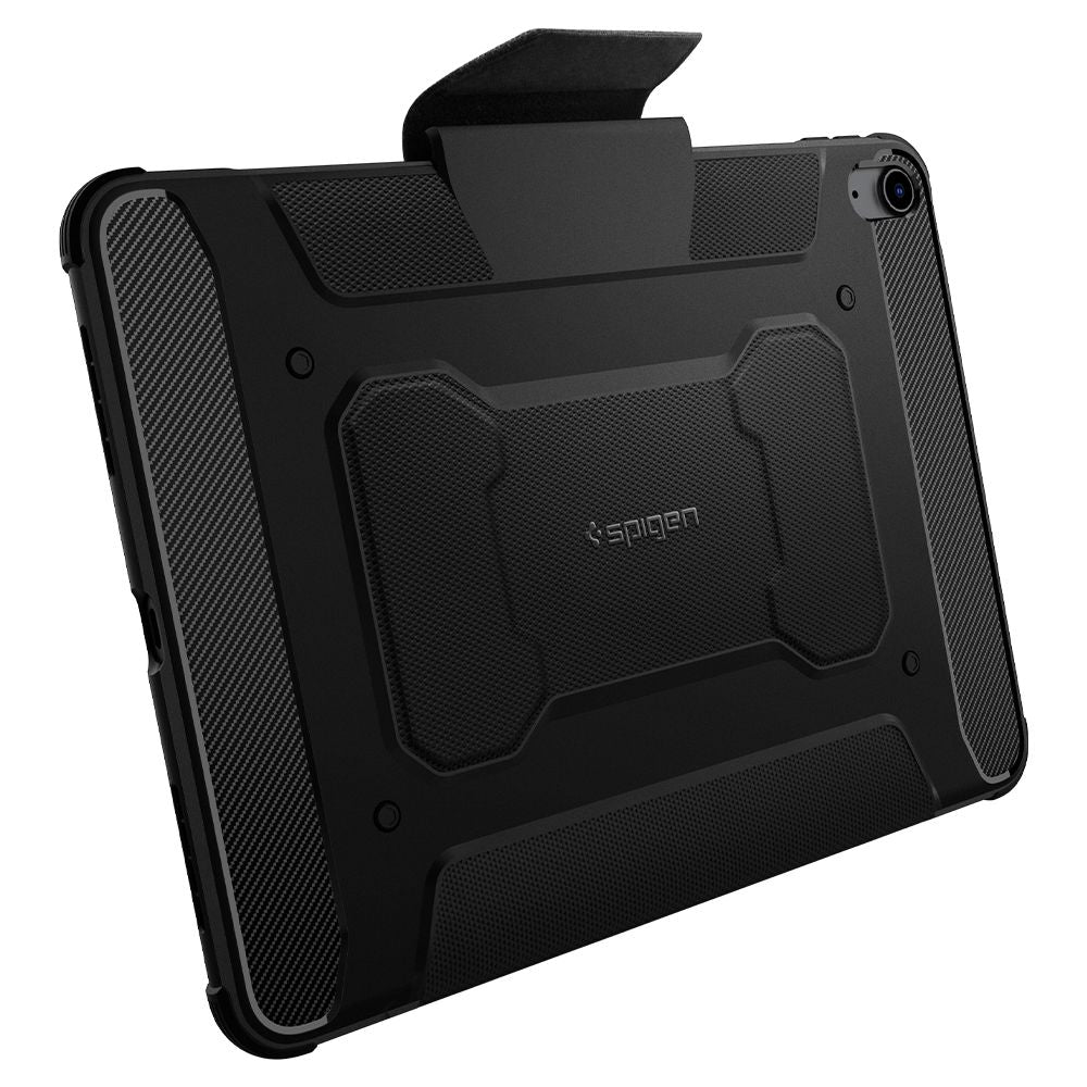 Schutzhülle für iPad Air 11" / 10.9" 2020-2026, Spigen Rugged Armor Pro, Schwarz