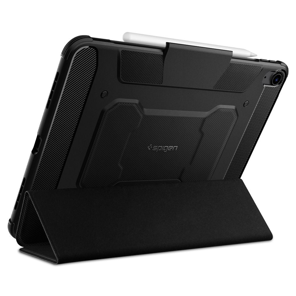 Schutzhülle für iPad Air 11" / 10.9" 2020-2026, Spigen Rugged Armor Pro, Schwarz
