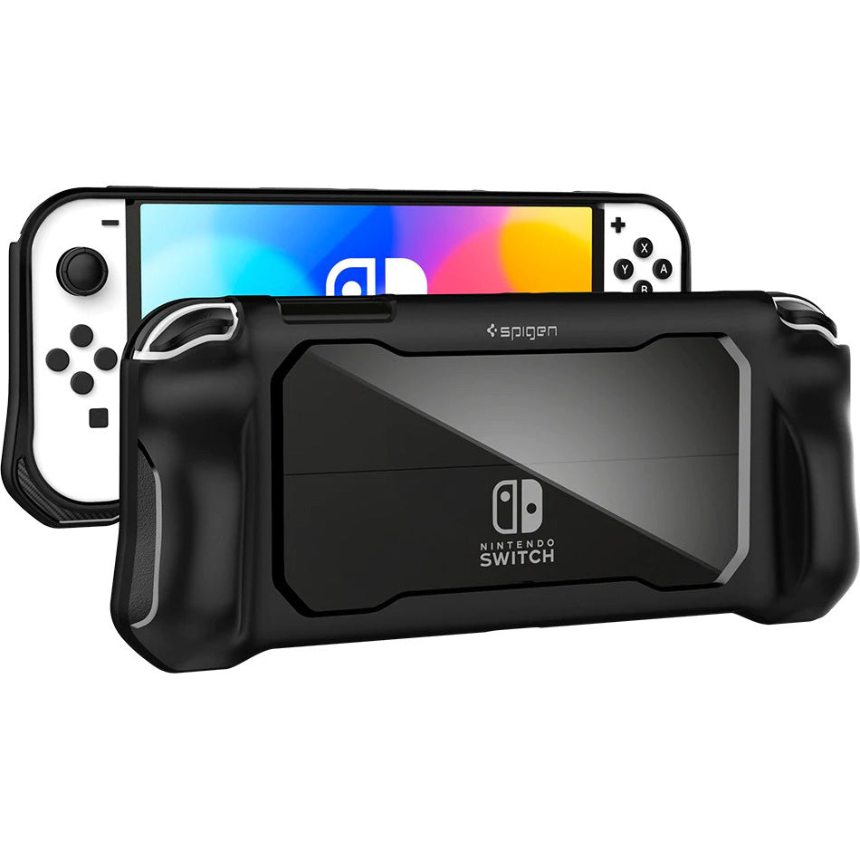 Schutzhülle Spigen Rugged Armor für Nintendo Switch Oled, Schwarz