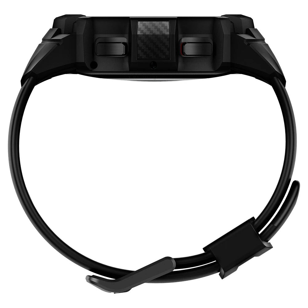 Schutzhülle Spigen Rugged Armor Pro für Galaxy Galaxy Watch 4 Classic 46mm, schwarz+schwarz