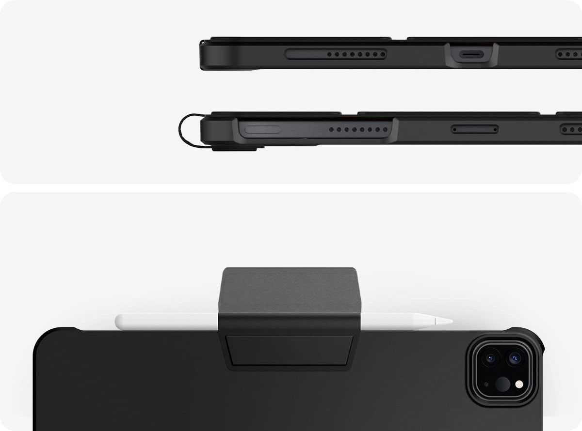 Schutzhülle für iPad Air 11" / 10.9" 2020-2026 / Pro 11" 2018-2022, Spigen Smart Fold Plus, Schwarz