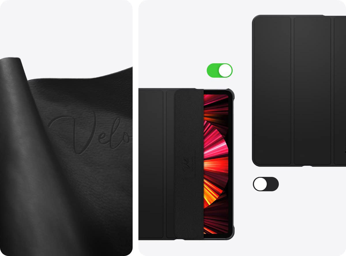 Schutzhülle für iPad Air 11" / 10.9" 2020-2026 / Pro 11" 2018-2022, Spigen Smart Fold Plus, Schwarz