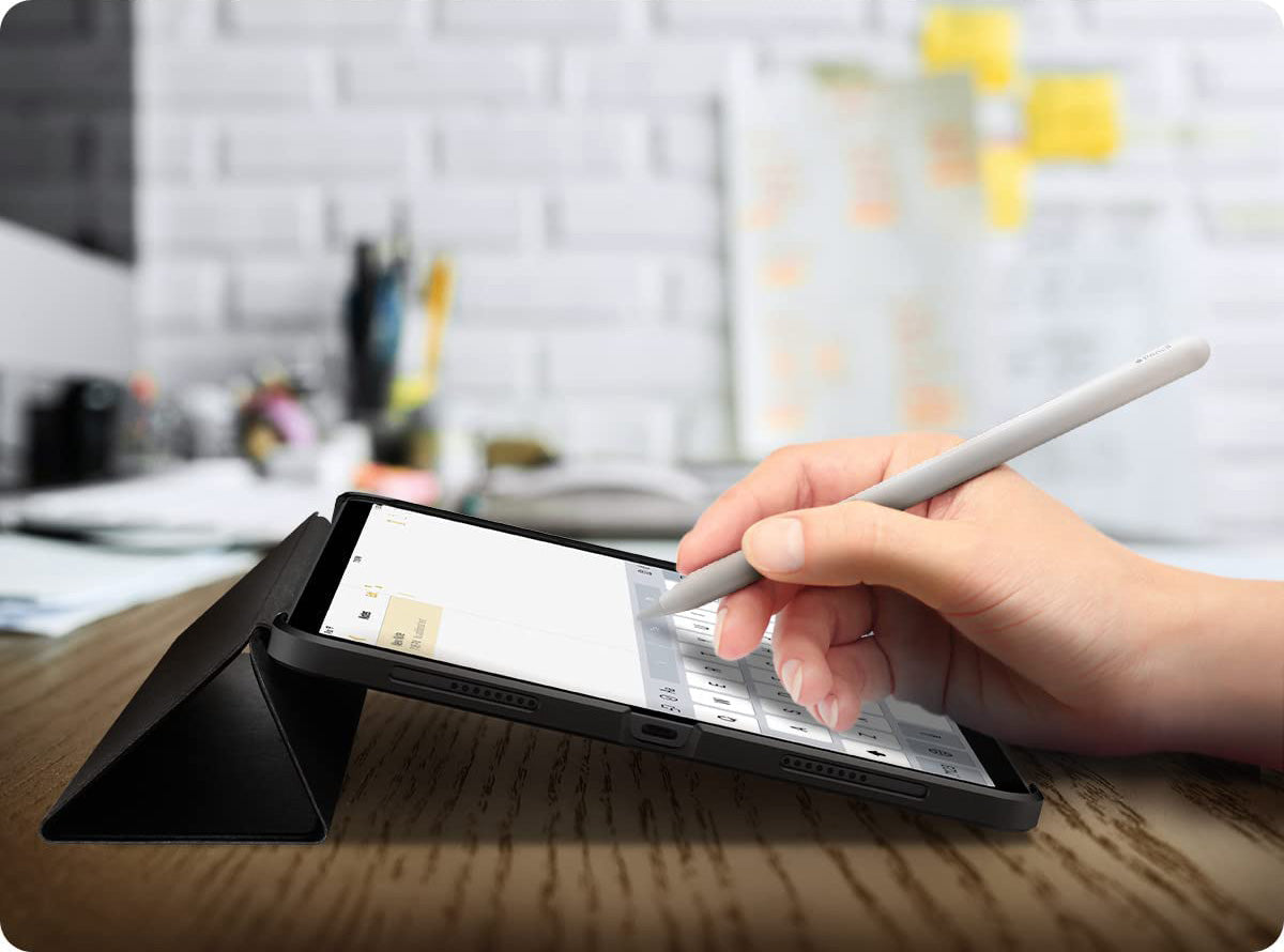 Schutzhülle für iPad Air 11" / 10.9" 2020-2026 / Pro 11" 2018-2022, Spigen Smart Fold Plus, Schwarz
