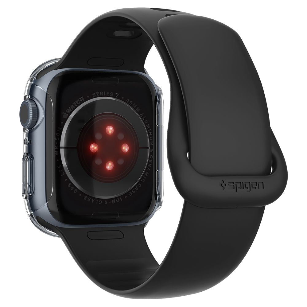 Schutzhülle Spigen Thin Fit für Apple Watch 45 mm, transparent
