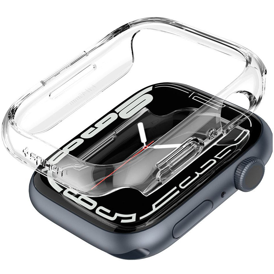 Schutzhülle Spigen Thin Fit für Apple Watch 45 mm, transparent