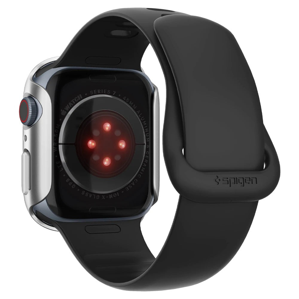 Schutzhülle Spigen Thin Fit für Apple Watch 45 mm, Graphitgrau
