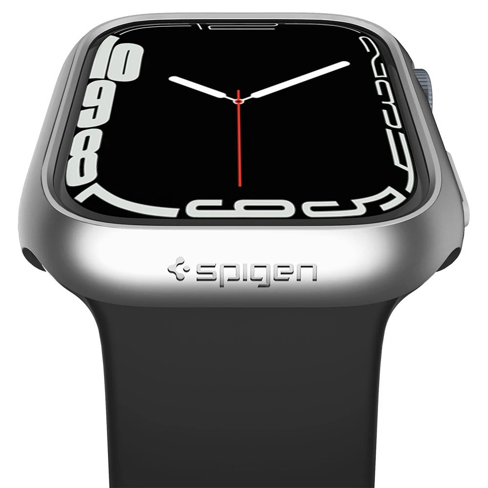 Schutzhülle Spigen Thin Fit für Apple Watch 45 mm, Graphitgrau