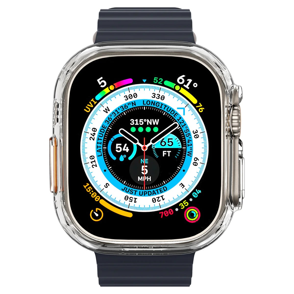 Schutzhülle Spigen Thin Fit für Apple Watch Ultra 3/2/1 49 mm, Transparent