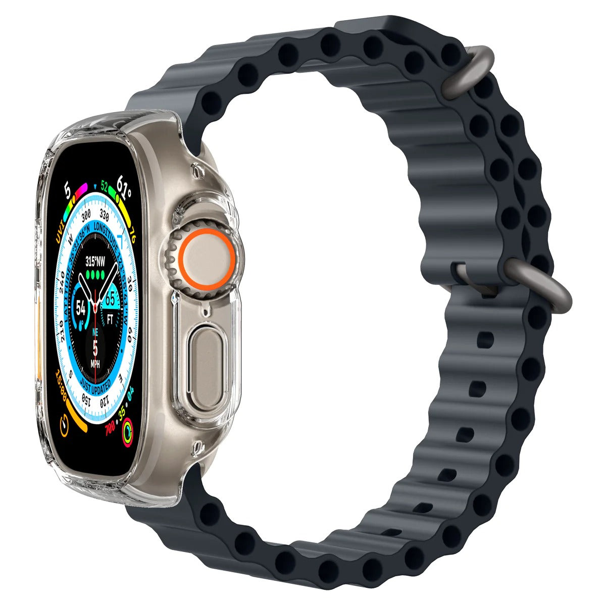 Schutzhülle Spigen Thin Fit für Apple Watch Ultra 3/2/1 49 mm, Transparent
