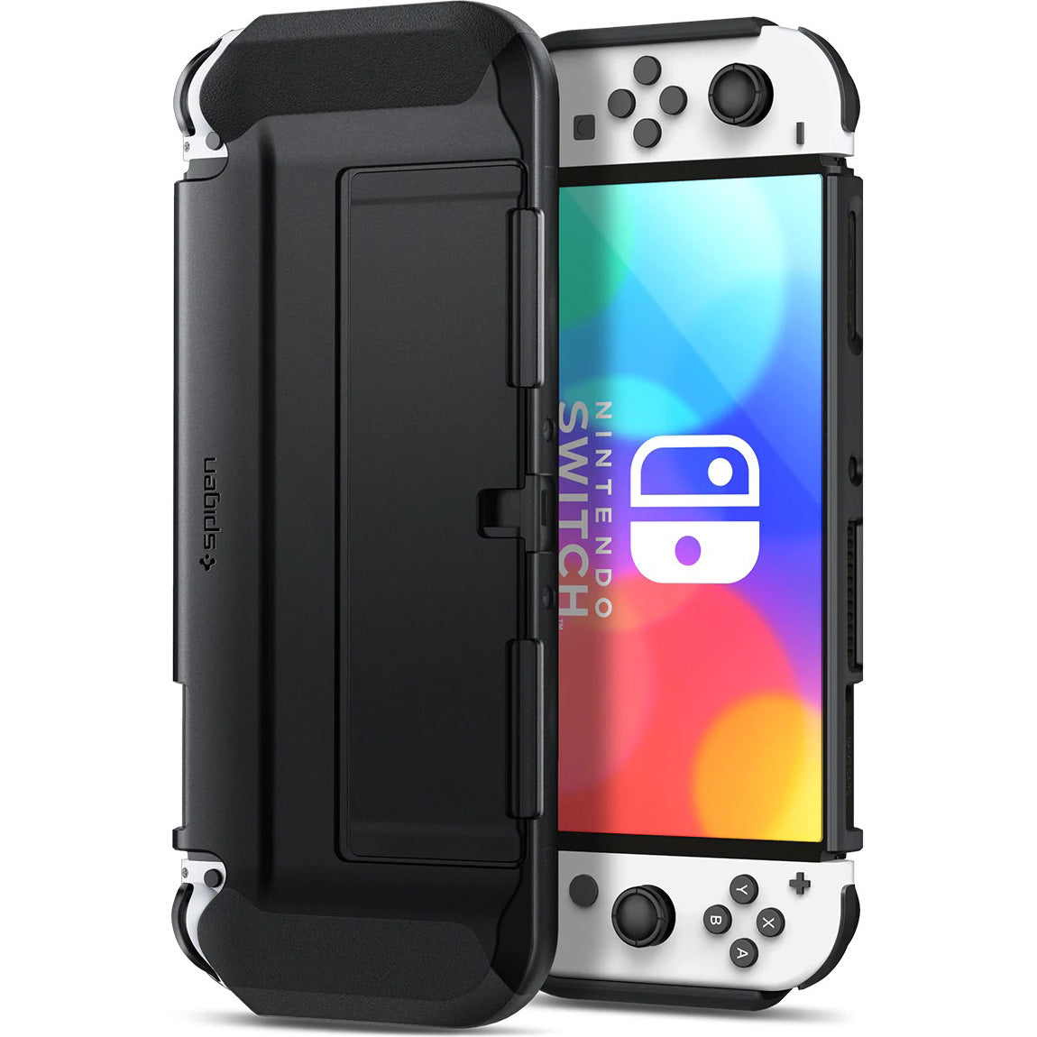 Schutzhülle Spigen Thin Fit für Nintendo Switch Oled, Schwarz