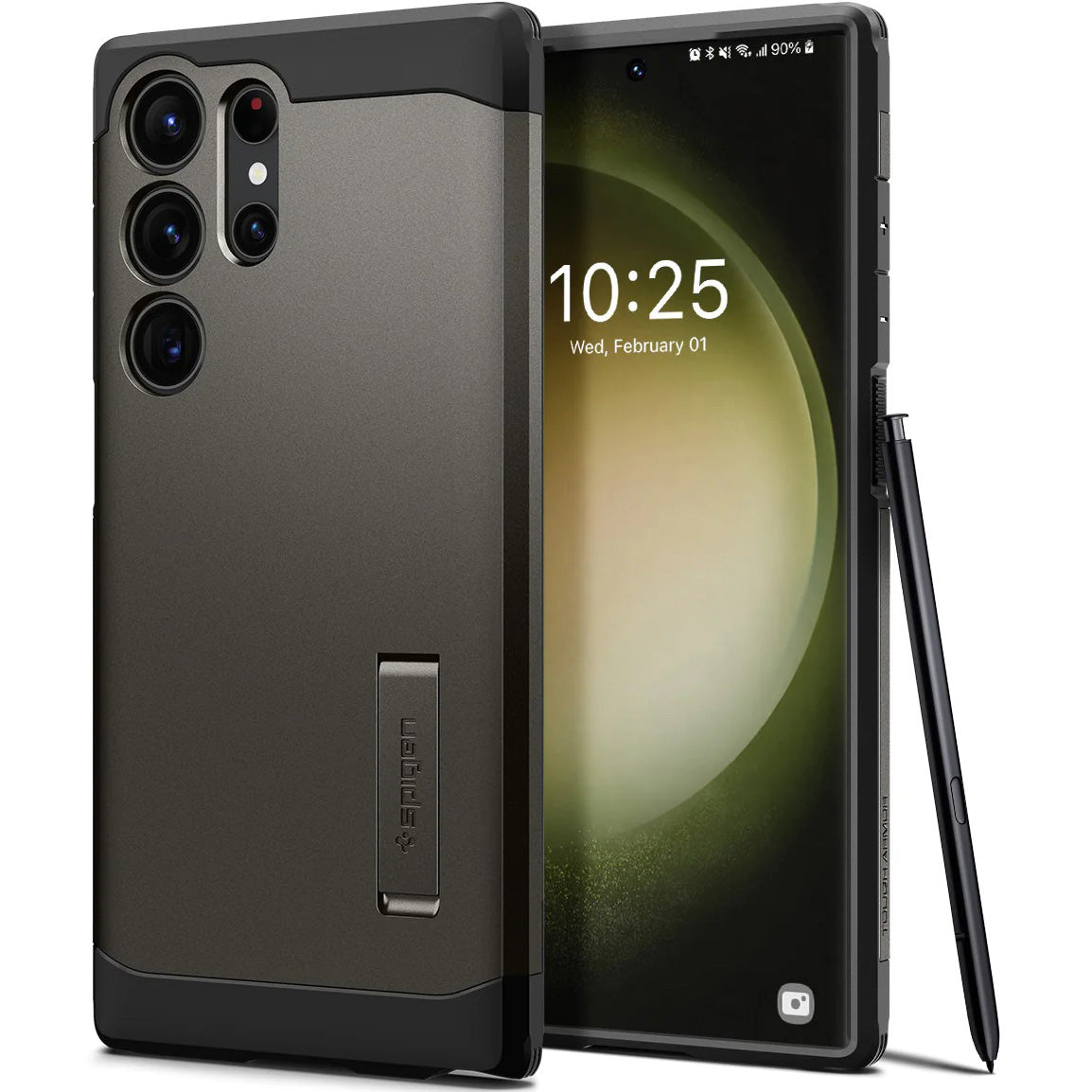 Schutzhülle Spigen Tough Armor für Galaxy S23 Ultra, Rotguss