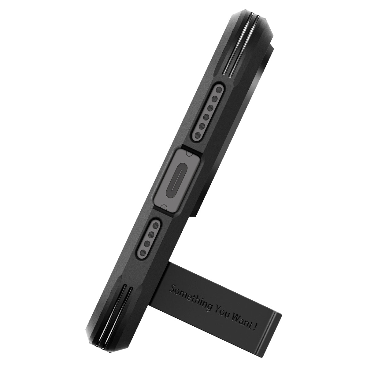 Schutzhülle Spigen Tough Armor Mag mit MagSafe für Apple iPhone 15 Pro Max, Schwarz