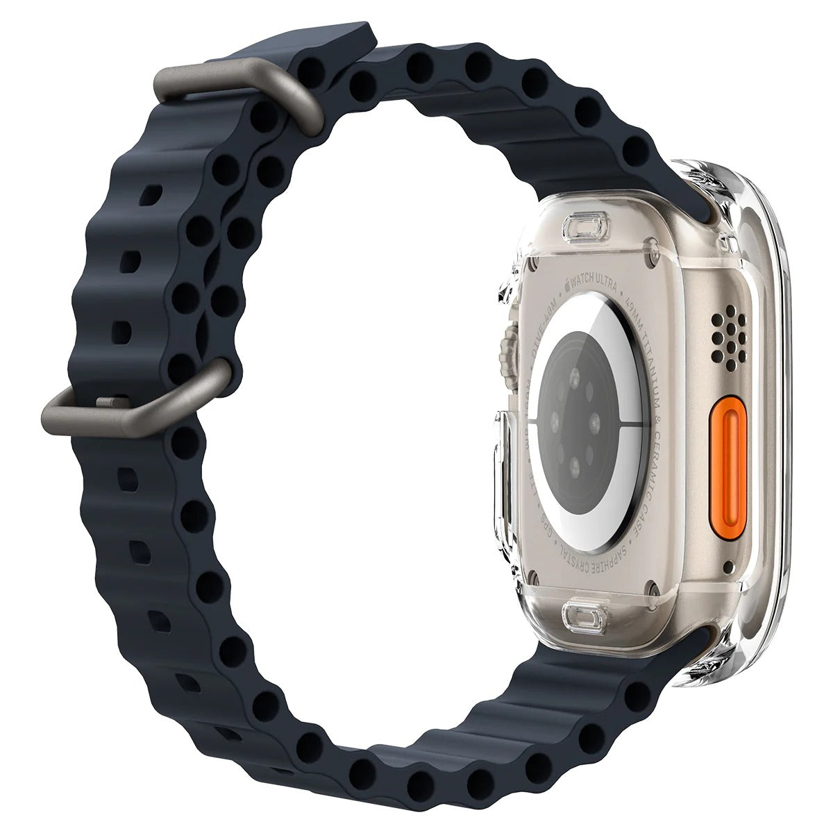 Schutzhülle Spigen Ultra Hybrid für Apple Watch Ultra 3/2/1 49 mm, Transparent