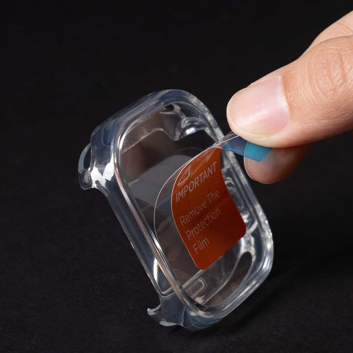 Schutzhülle Spigen Ultra Hybrid für Apple Watch Ultra 3/2/1 49 mm, Transparent