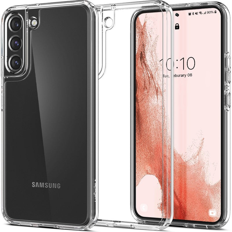 Schutzhülle Spigen Ultra Hybrid für Galaxy S22, Transparent