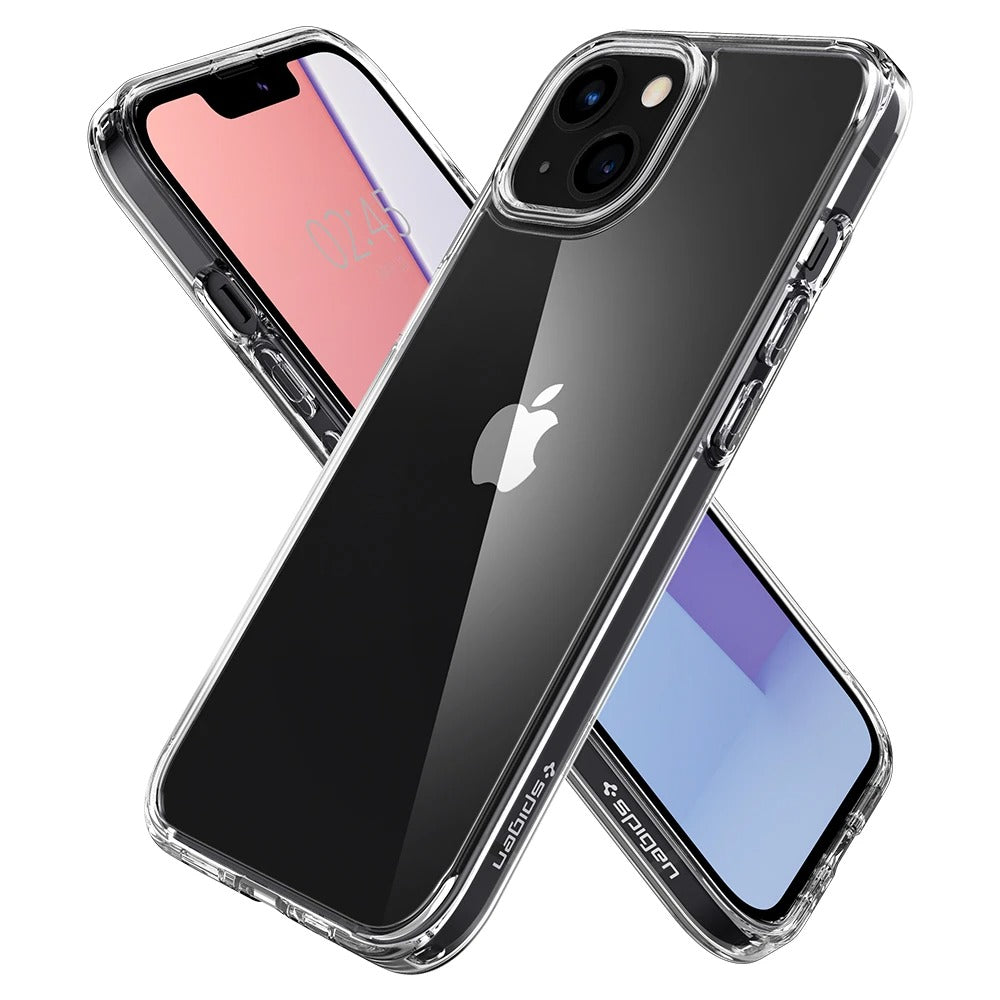 Schutzhülle Spigen Ultra Hybrid für iPhone 13, Transparent