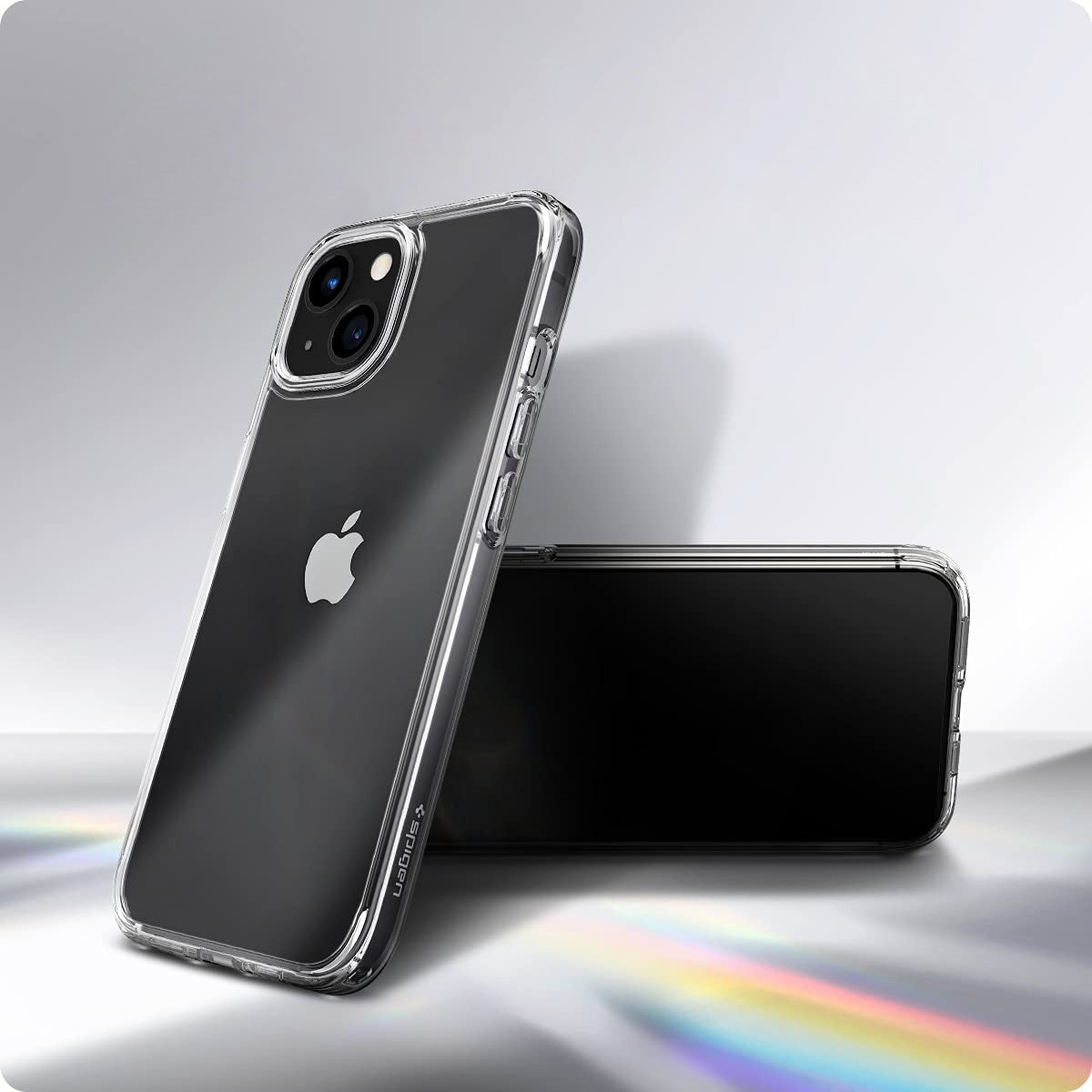 Schutzhülle Spigen Ultra Hybrid für iPhone 13, Transparent