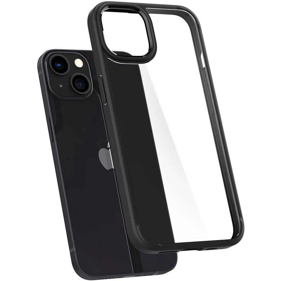 Schutzhülle Spigen Ultra Hybrid für iPhone 13, Schwarz