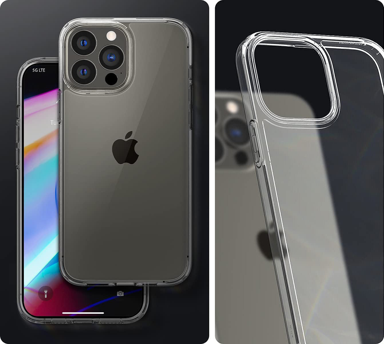 Schutzhülle Spigen Ultra Hybrid iPhone 13 Pro, Transparent