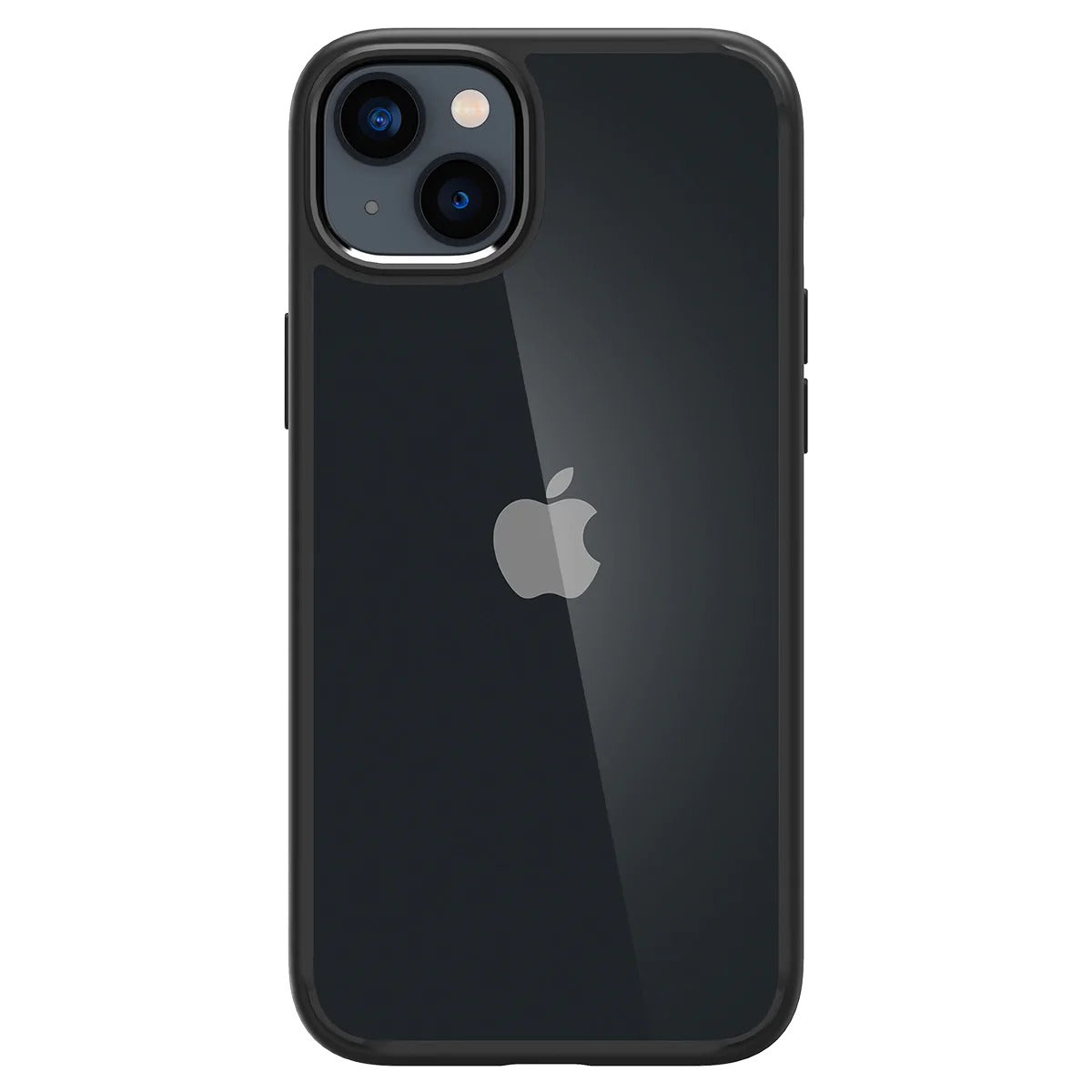 Schutzhülle Spigen Ultra Hybrid für iPhone 14 Plus, Transparent/Schwarz