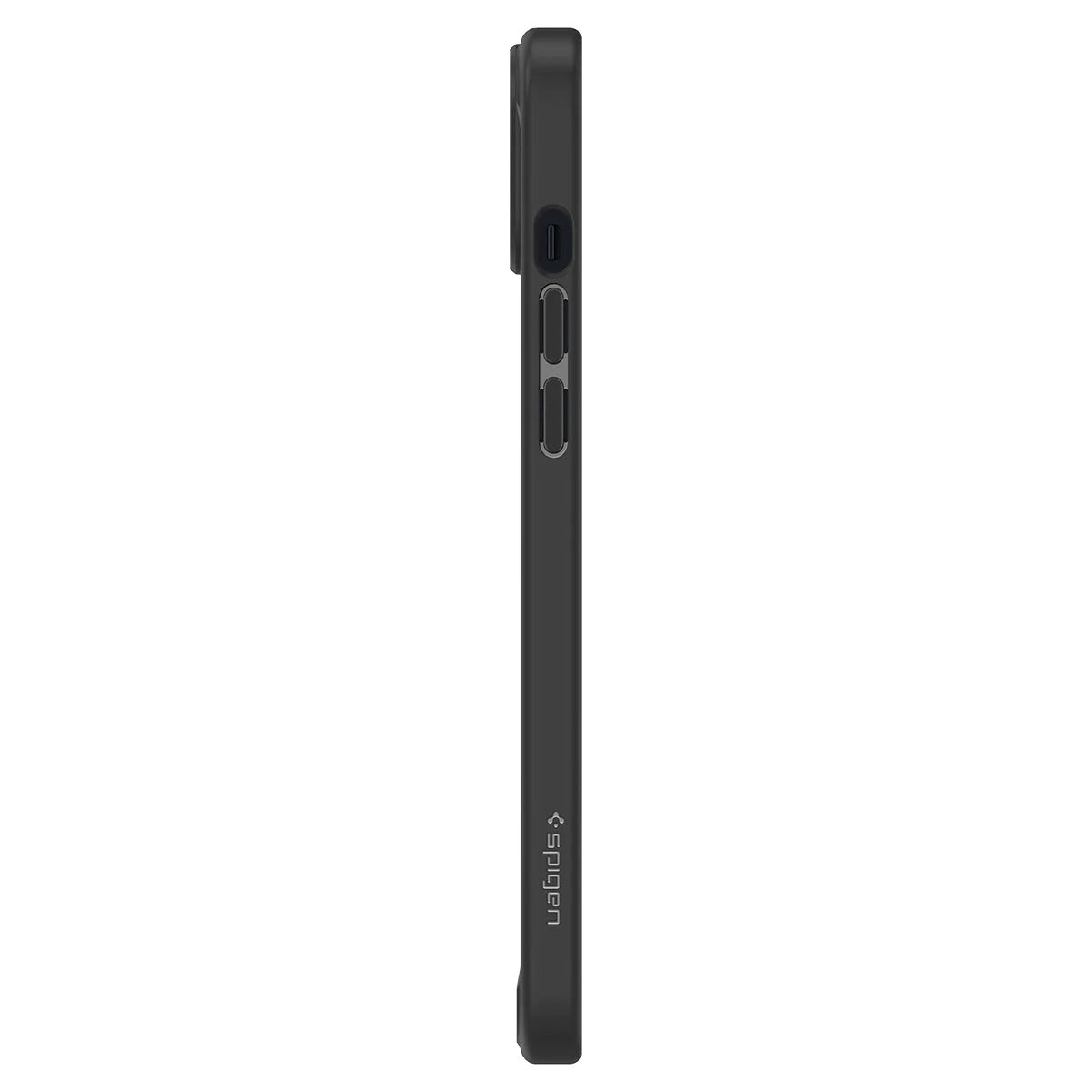 Schutzhülle Spigen Ultra Hybrid für iPhone 14 Plus, Transparent/Schwarz