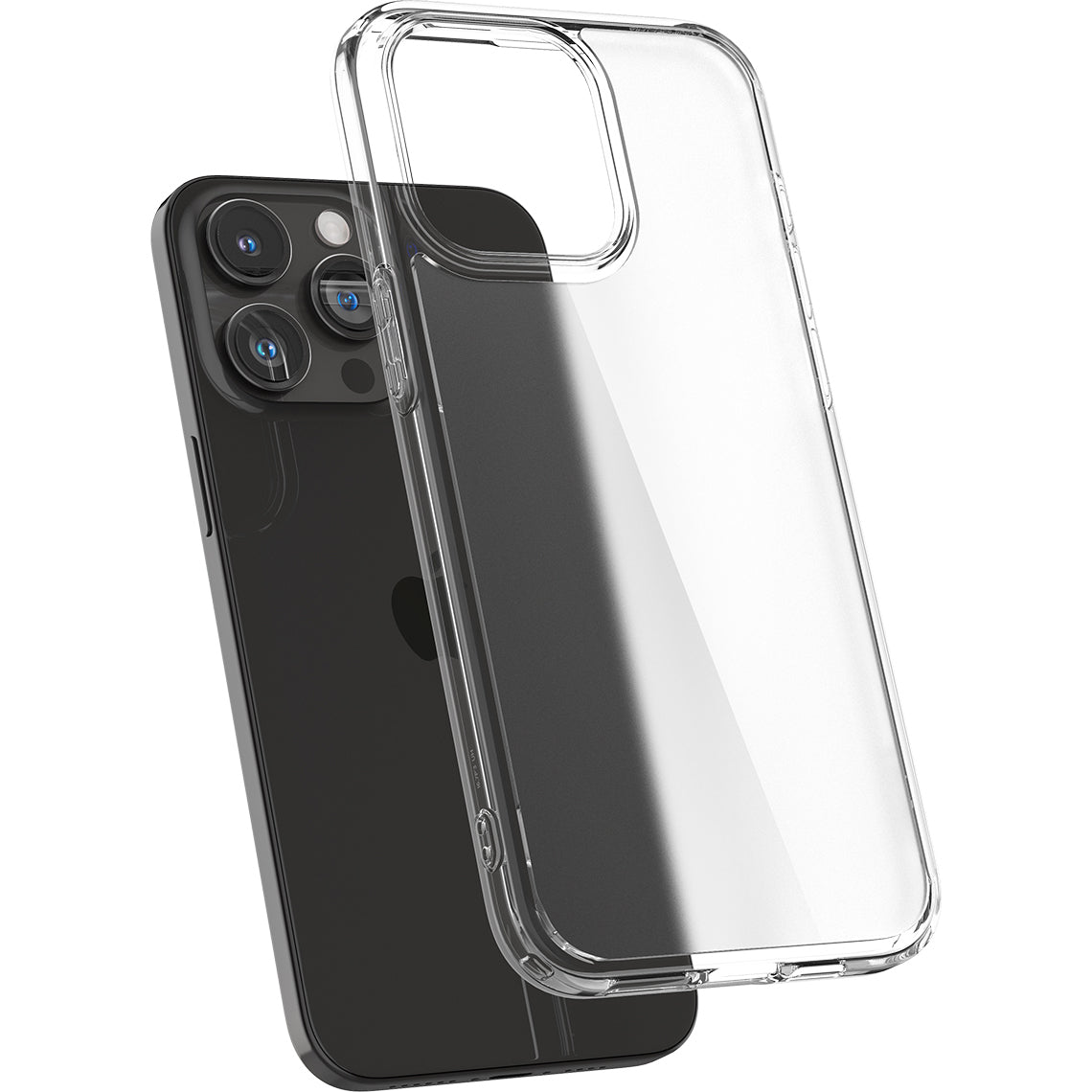 Schutzhülle für iPhone 15 Pro, Spigen Ultra Hybrid, Durchscheinend-Transparent