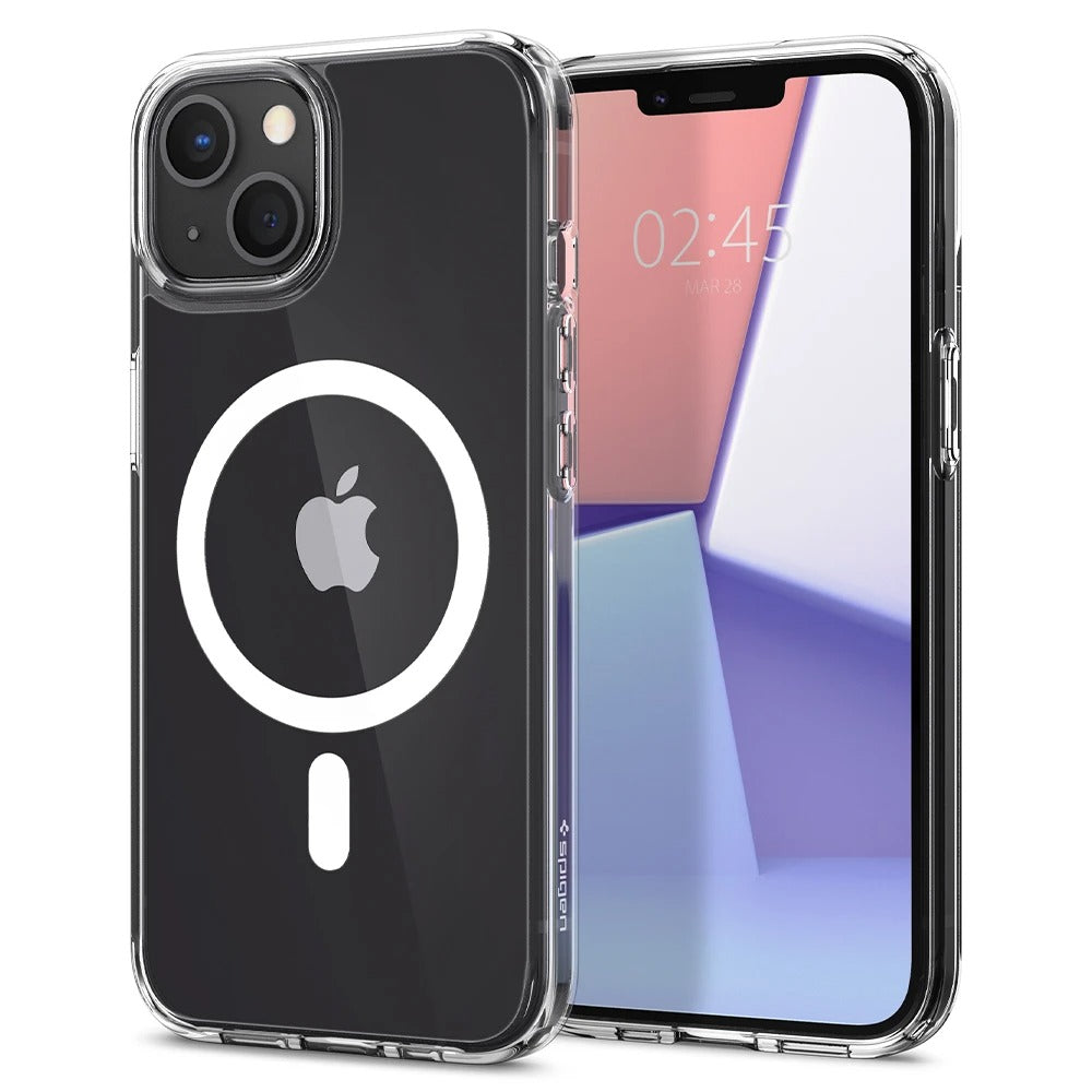 Schutzhülle Spigen Ultra Hybrid Mag MagSafe für iPhone 13, Weiß