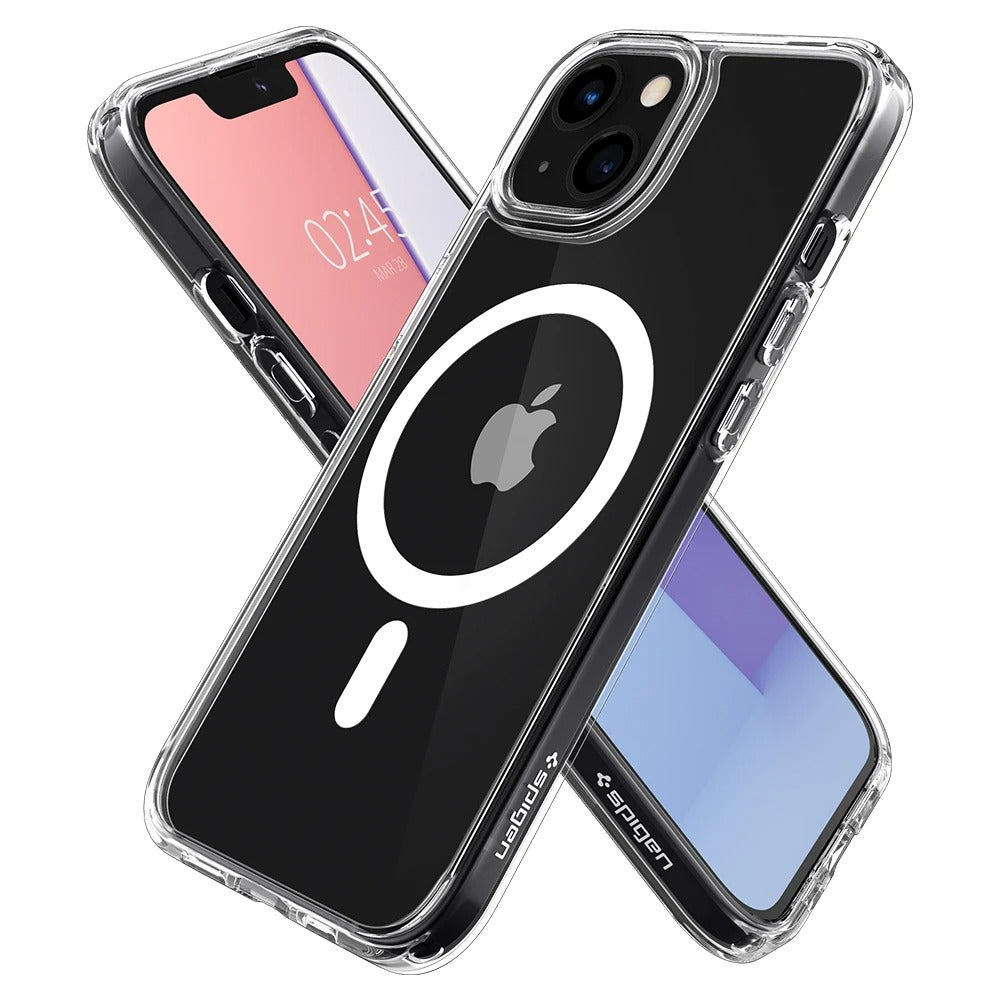 Schutzhülle Spigen Ultra Hybrid Mag MagSafe für iPhone 13 Mini, Weiß
