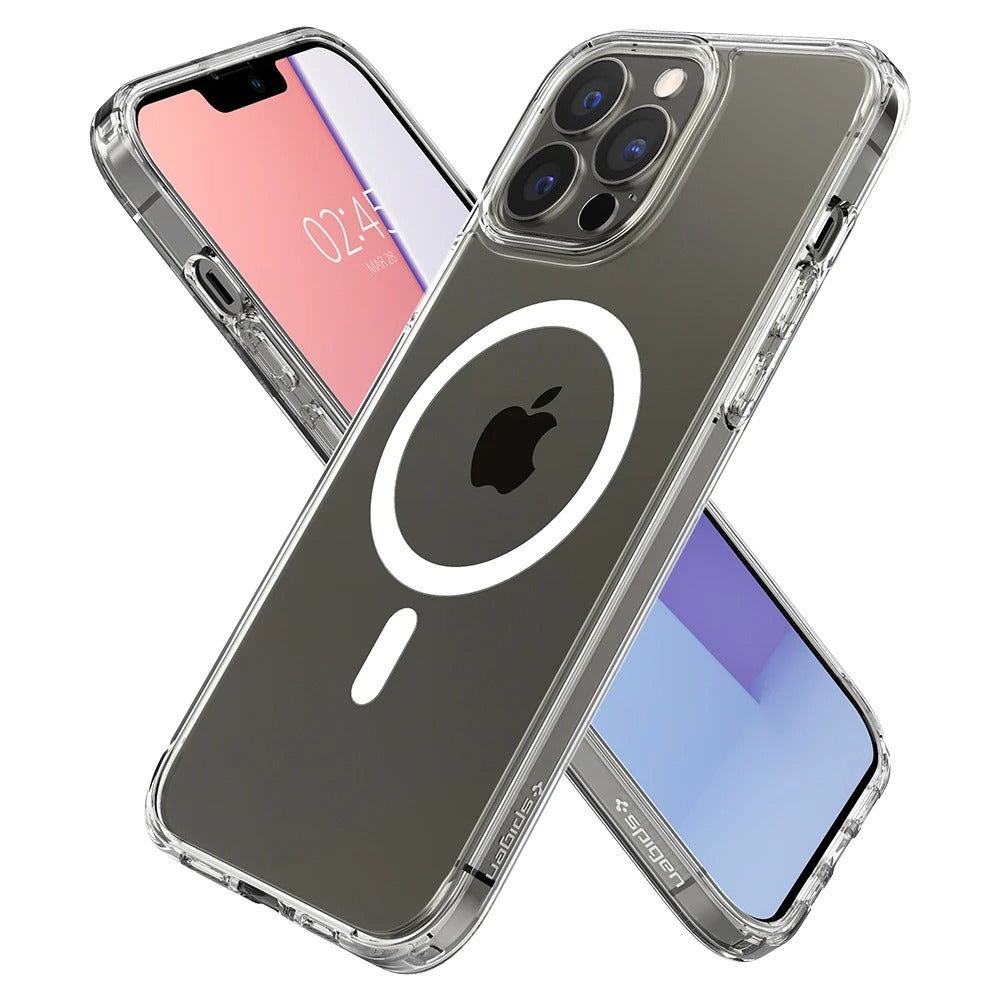 Schutzhülle Spigen Ultra Hybrid Mag MagSafe für iPhone 13 Pro, Weiß