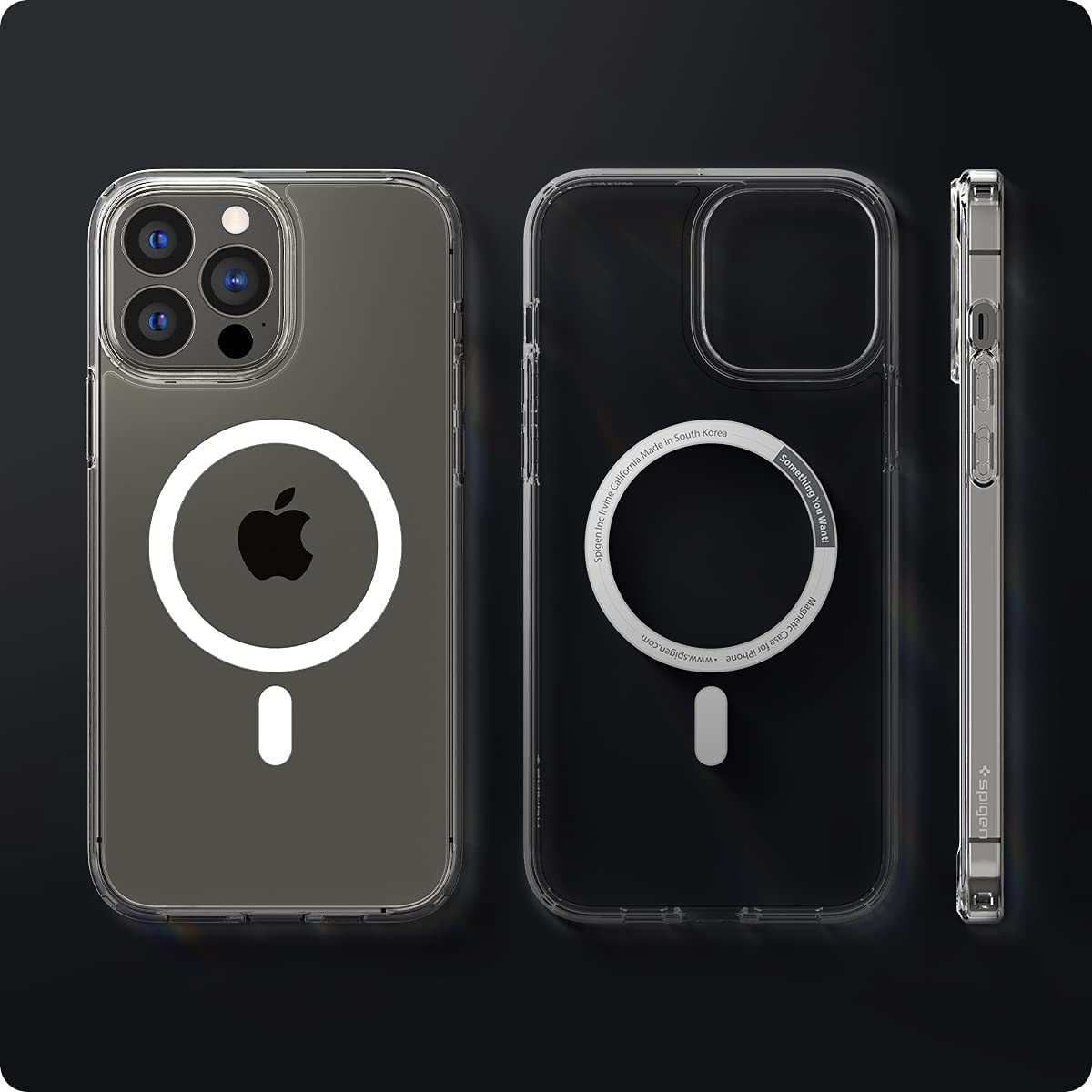 Schutzhülle Spigen Ultra Hybrid Mag MagSafe für iPhone 13 Pro, Weiß
