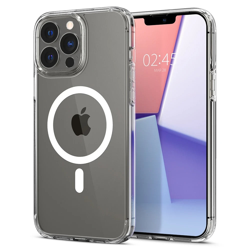 Schutzhülle Spigen Ultra Hybrid Mag MagSafe für iPhone 13 Pro Max, Weiß
