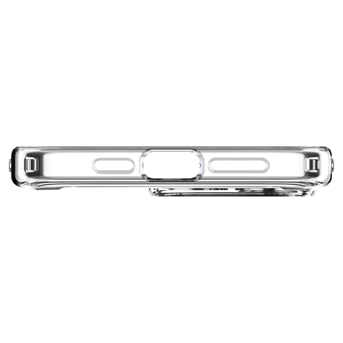 Schutzhülle Spigen Ultra Hybrid Mag mit MagSafe für Apple iPhone 15 Pro Max, Transparent-Weiß