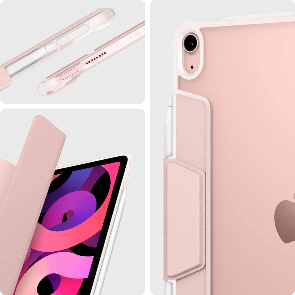 Schutzhülle für iPad Air 11" / 10.9" 2020-2026, Spigen Ultra Hybrid Pro, Rosa