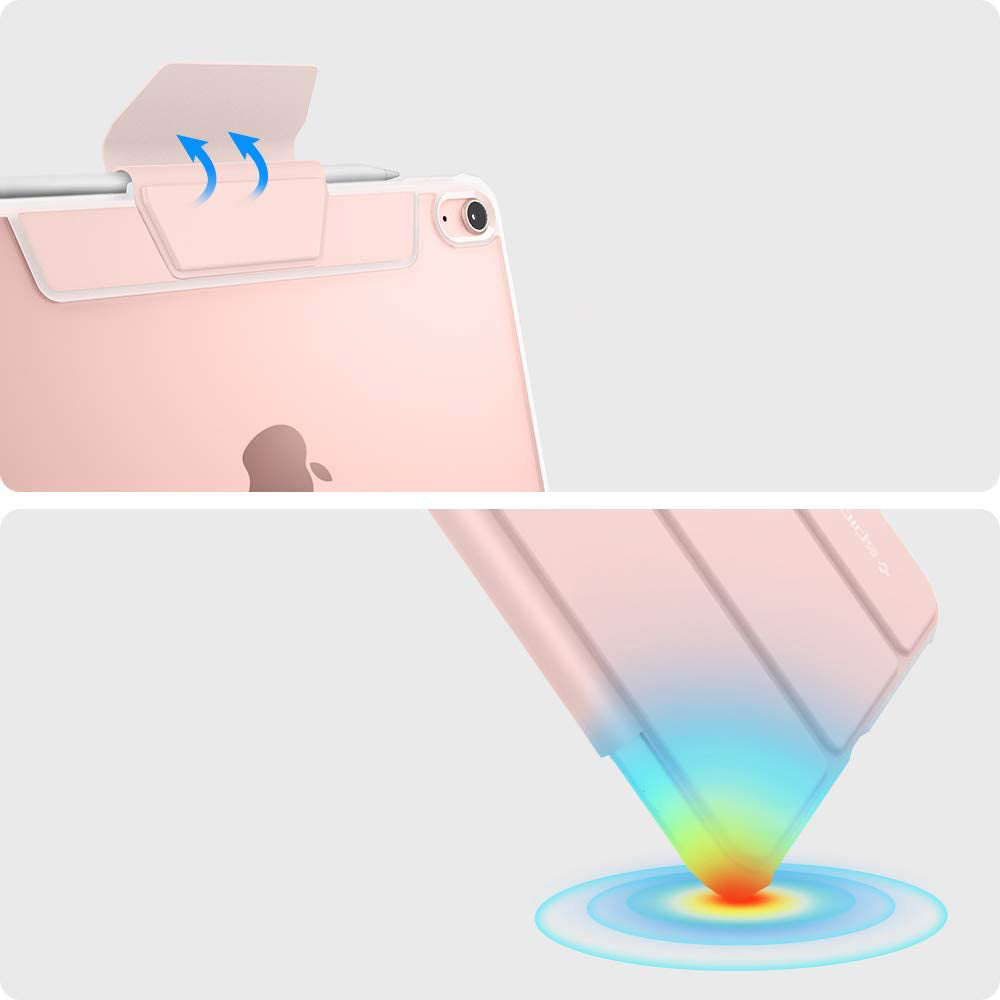 Schutzhülle für iPad Air 11" / 10.9" 2020-2026, Spigen Ultra Hybrid Pro, Rosa
