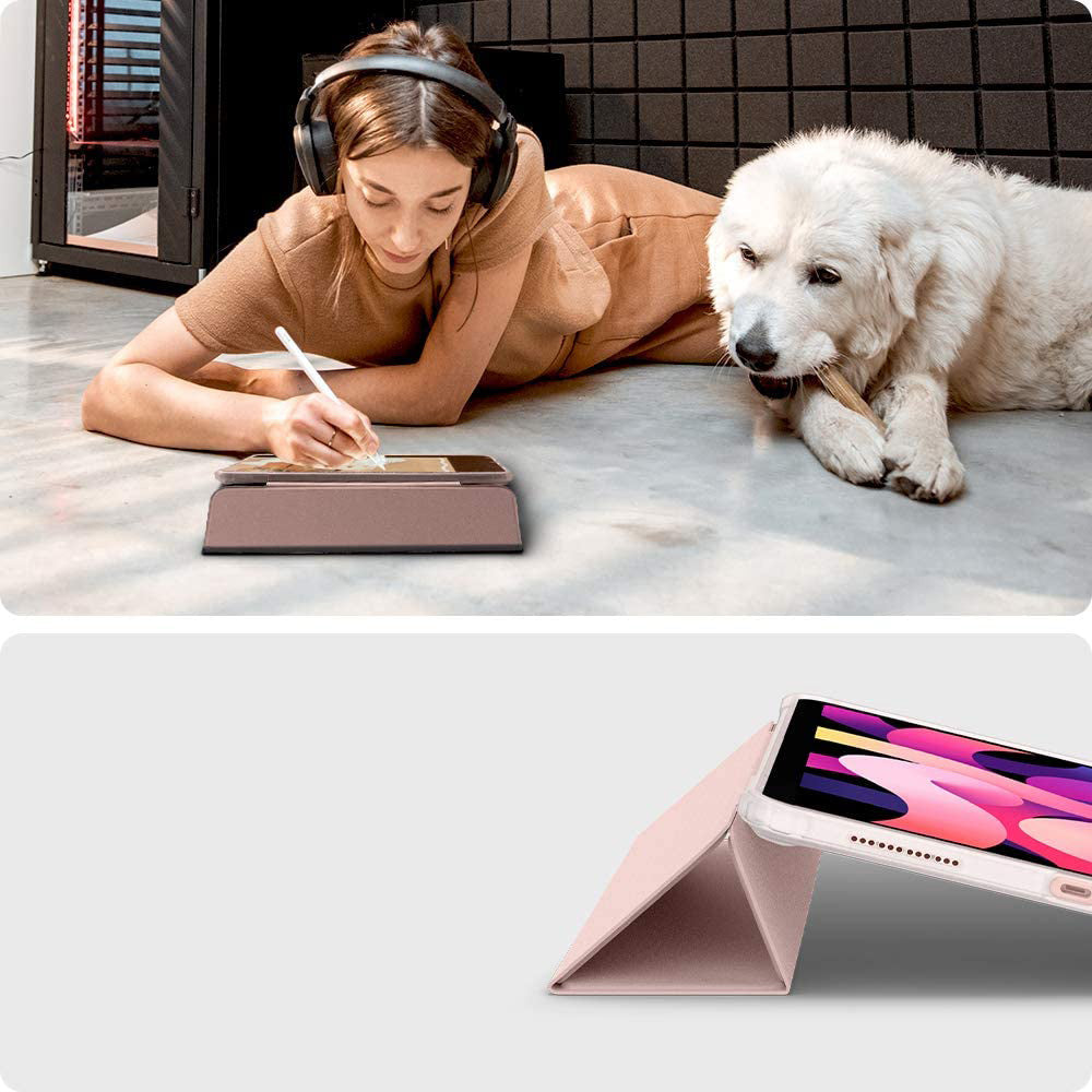 Schutzhülle für iPad Air 11" / 10.9" 2020-2026, Spigen Ultra Hybrid Pro, Rosa