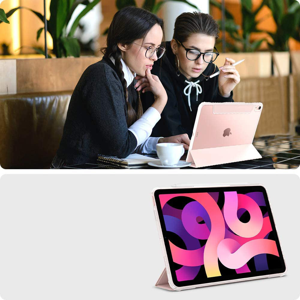 Schutzhülle für iPad Air 11" / 10.9" 2020-2026, Spigen Ultra Hybrid Pro, Rosa
