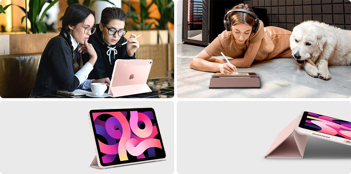 Schutzhülle für iPad Air 11" / 10.9" 2020-2026, Spigen Ultra Hybrid Pro, Rosa