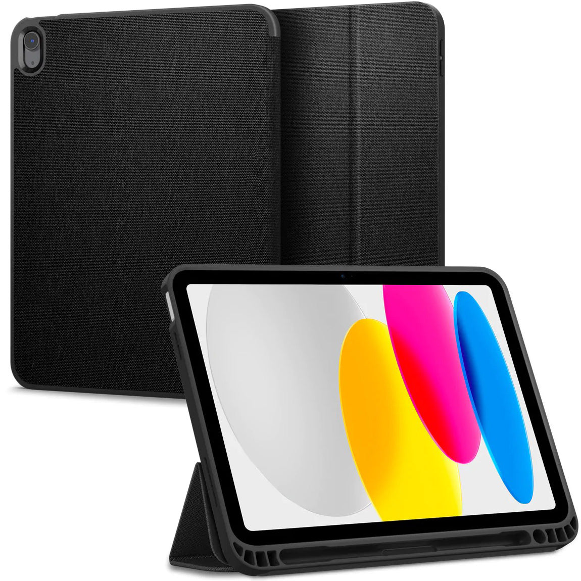 Schutzhülle Spigen Urban Fit für iPad 11 / 10 gen. 2025 / 2022, Schwarz
