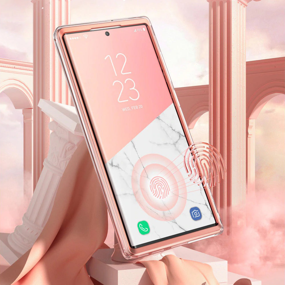Schutzhülle Supcase i-Blason Cosmo SP für Galaxy S22 Ultra 5G, Marmor-rosa