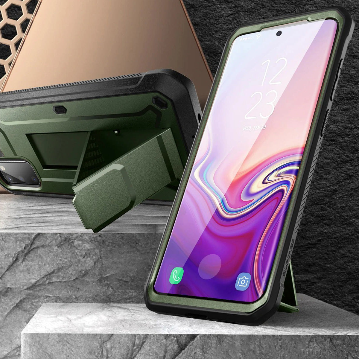 Schutzhülle Supcase UB Pro SP für Galaxy S20 FE, Grün