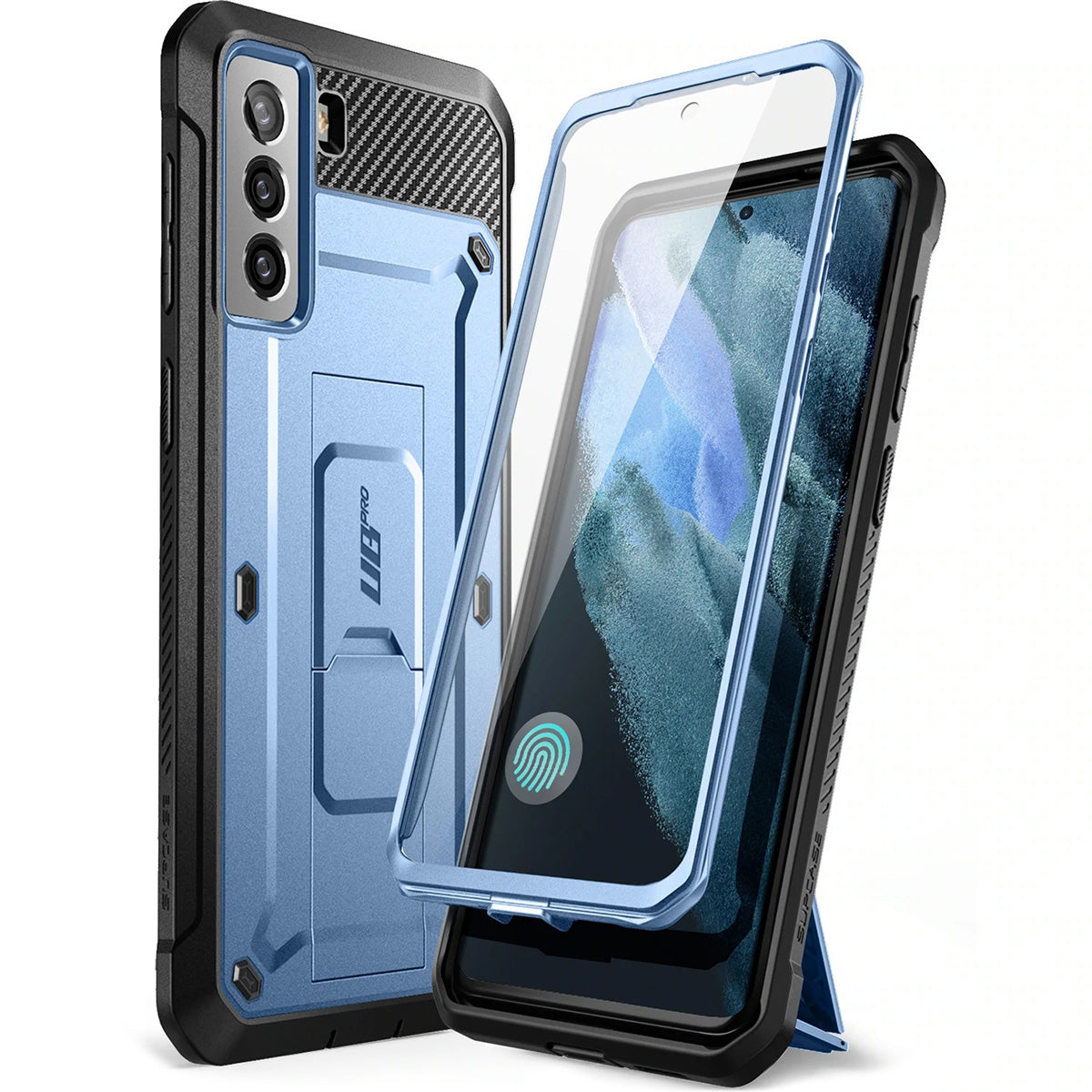 Schutzhülle Supcase UB Pro SP für Galaxy S21 FE, Blau