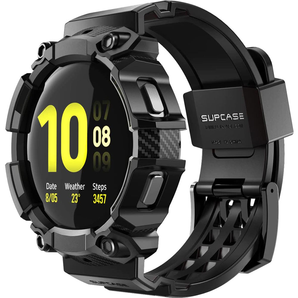 Schutzhülle Supcase UB Pro für Galaxy Watch 4 44mm, Schwarz